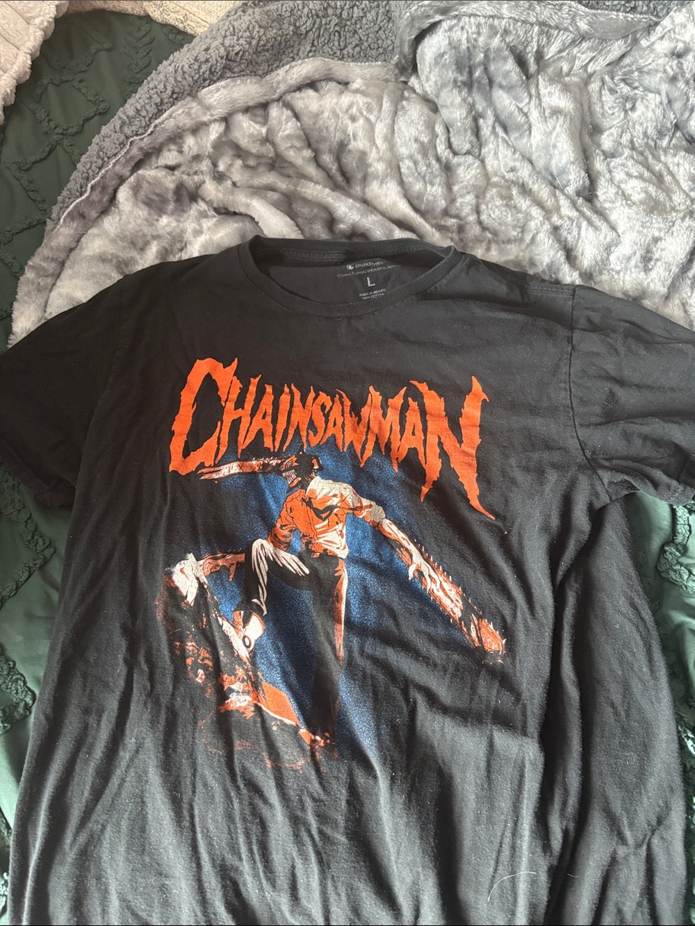 Chainsaw Man Men's Black Graphic T-Shirt
